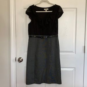Black and grey dress